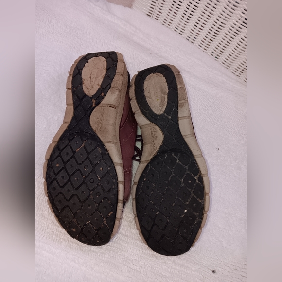 Clarks~Wavewalk Waterproof Leather Plum Walking Shoes Sneakers - Picture 4 of 15